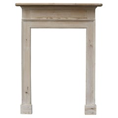 Small Antique English Timber Fire Mantel