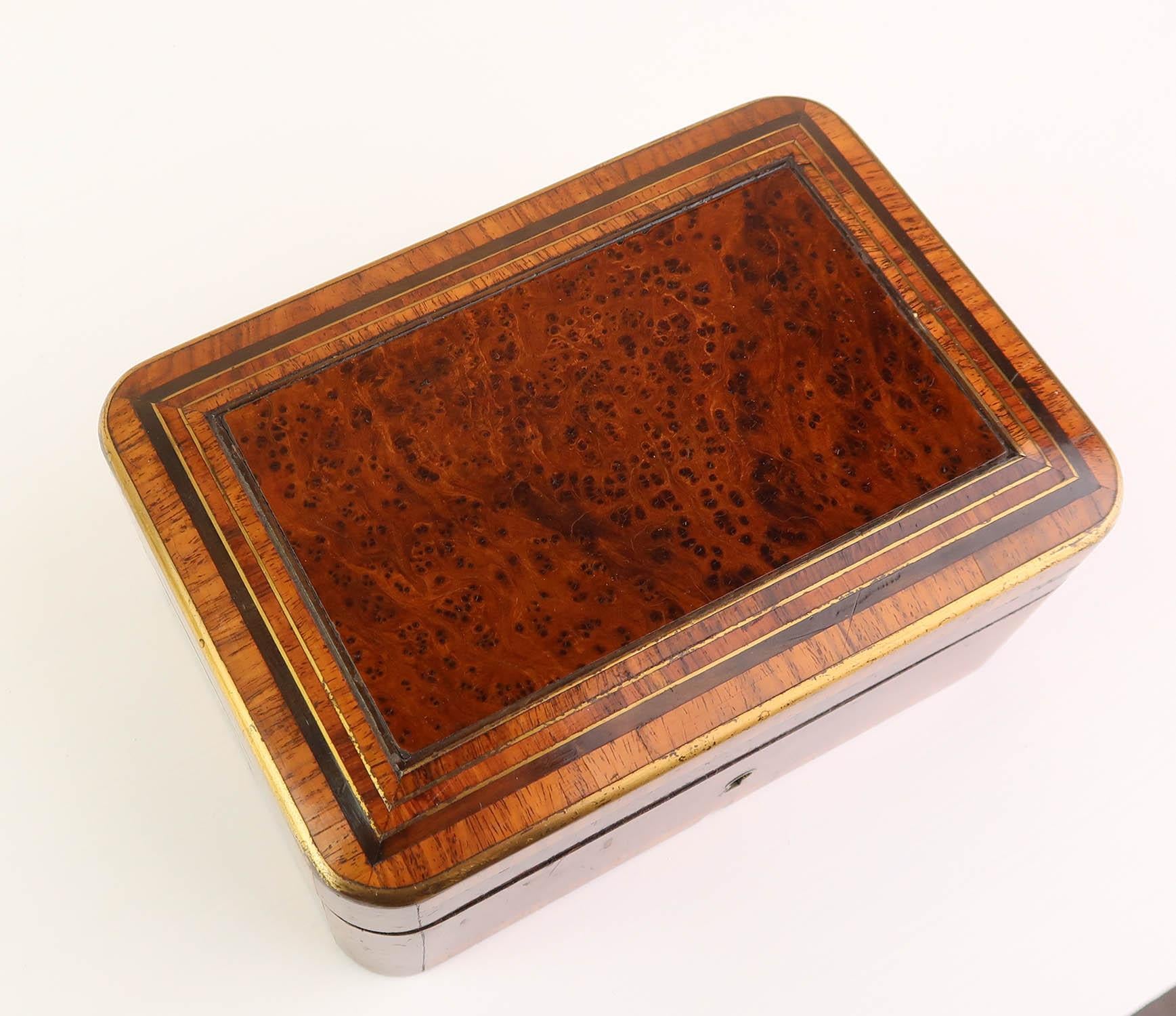 small antique wooden box