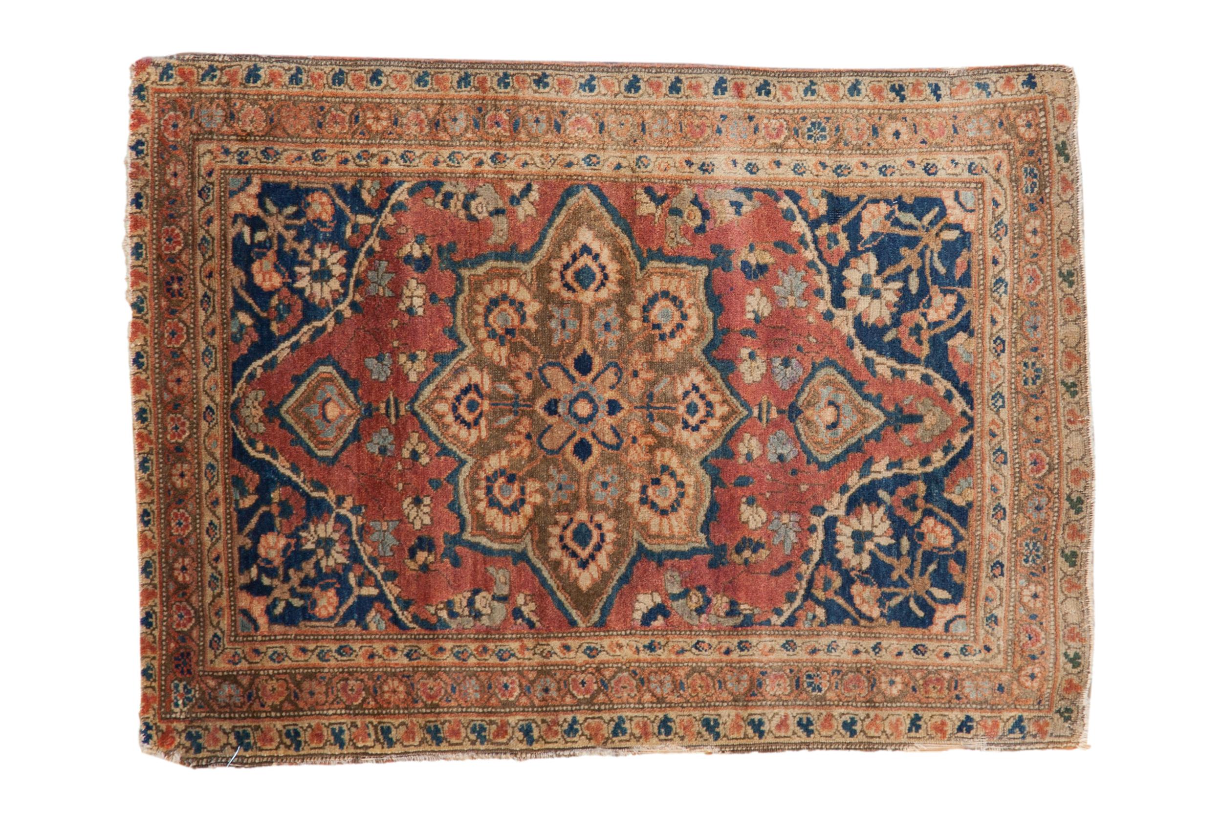 Small Antique Farahan Rug For Sale