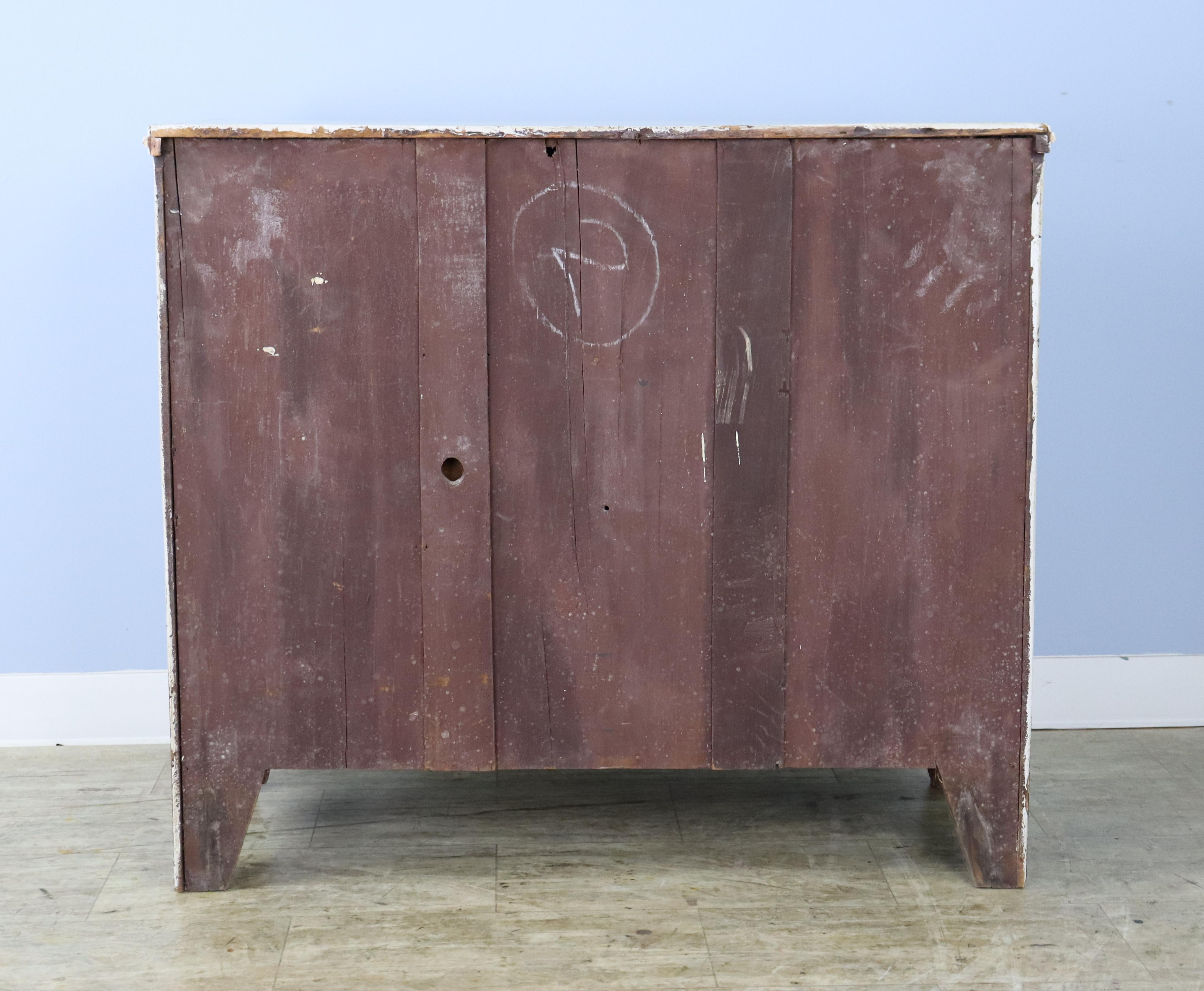 Small Antique Faux Bamboo Chest For Sale 7