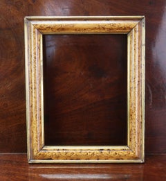 Small Antique Faux Burr Walnut Picture Frame. English, 19th Century