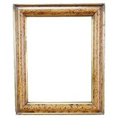 Small Antique Faux Burr Walnut Picture Frame. English, 19th Century