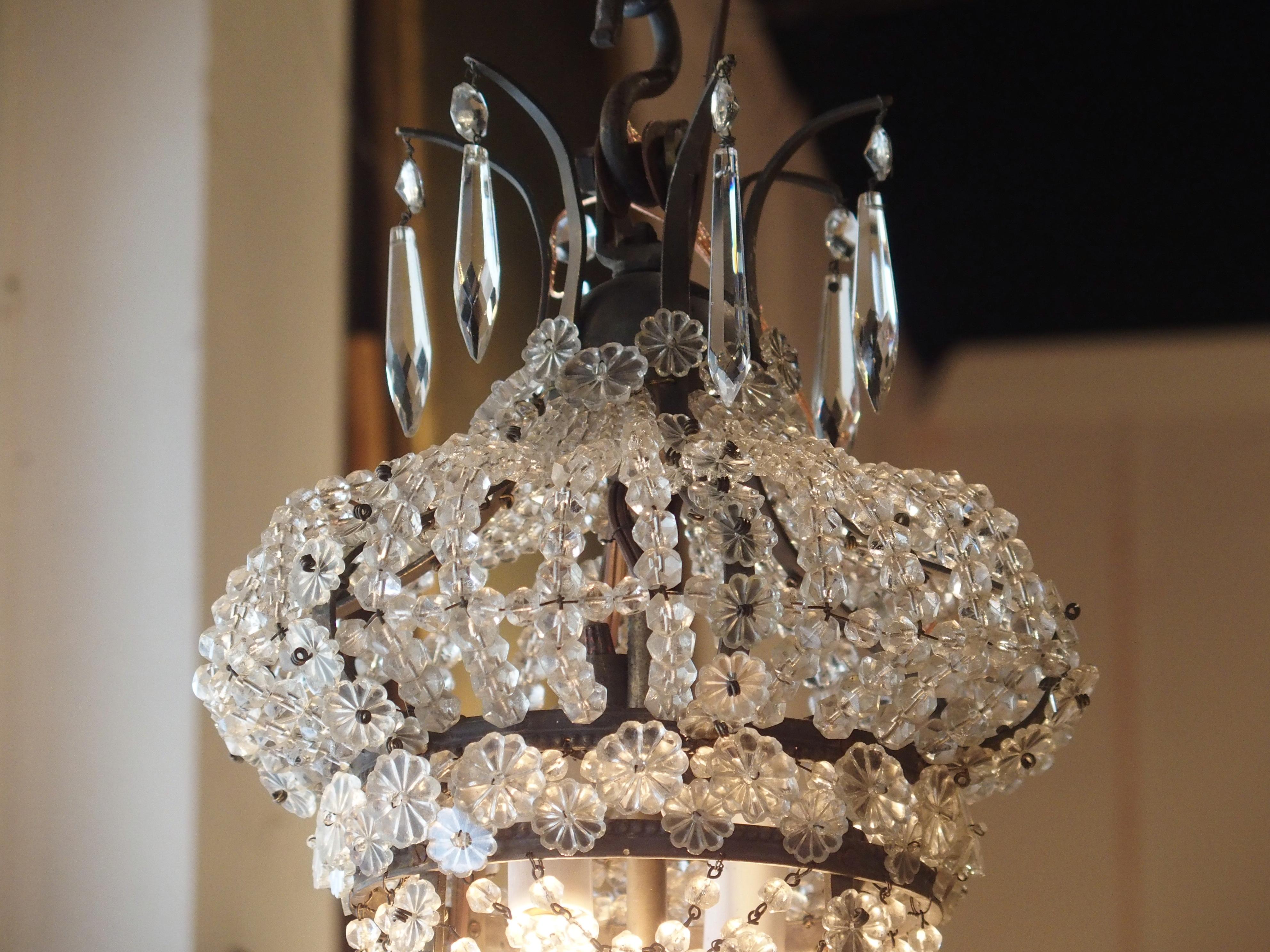 small vintage chandelier