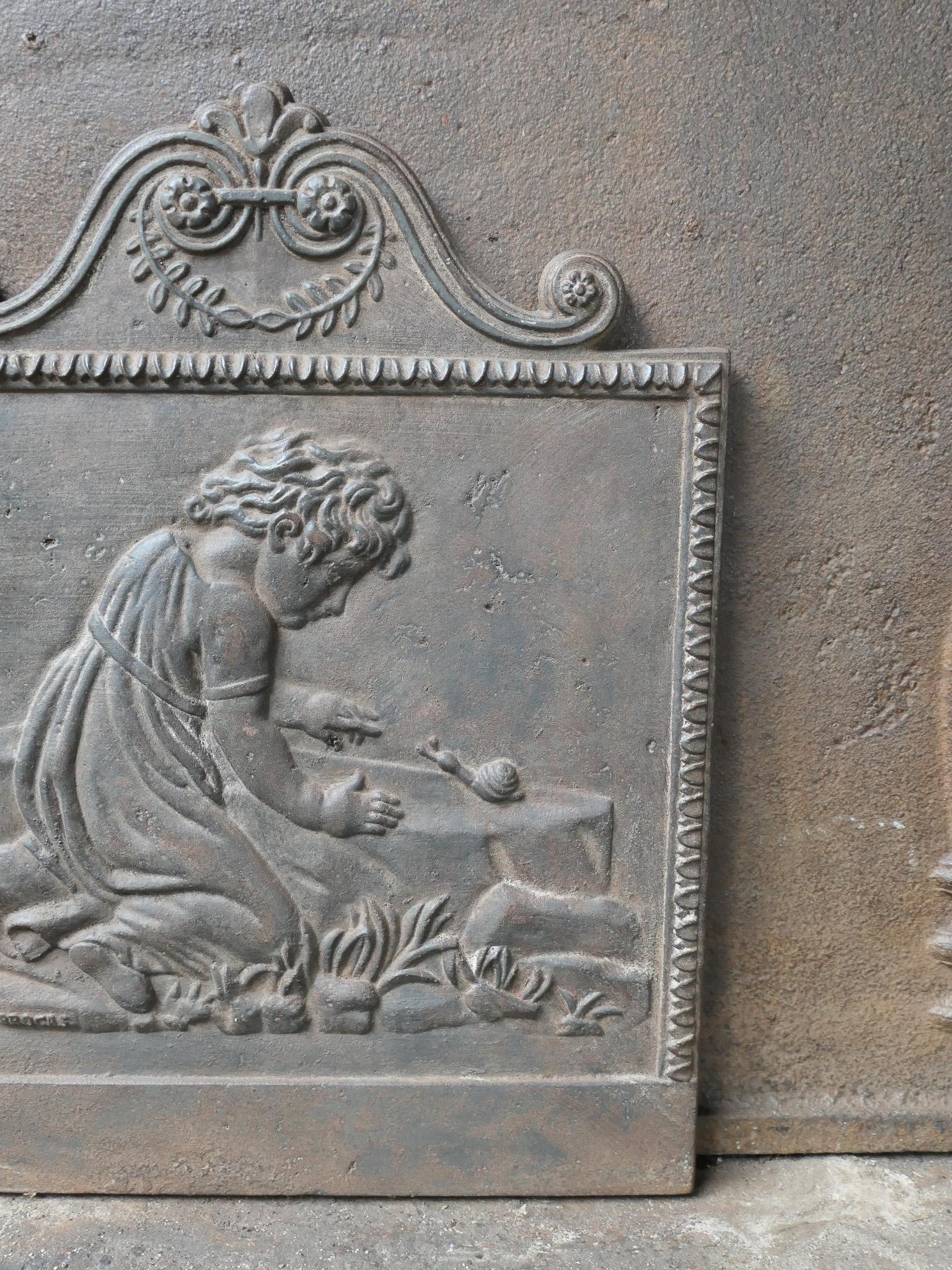 Piccolo parafuoco antico francese Napoleone III, XIX secolo in vendita 4