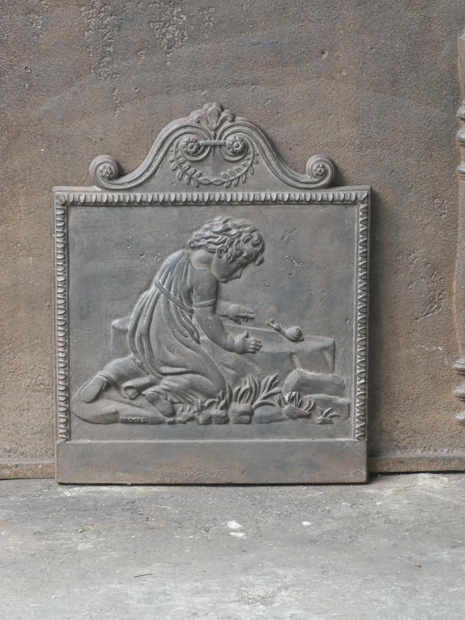 Calco Piccolo parafuoco antico francese Napoleone III, XIX secolo in vendita