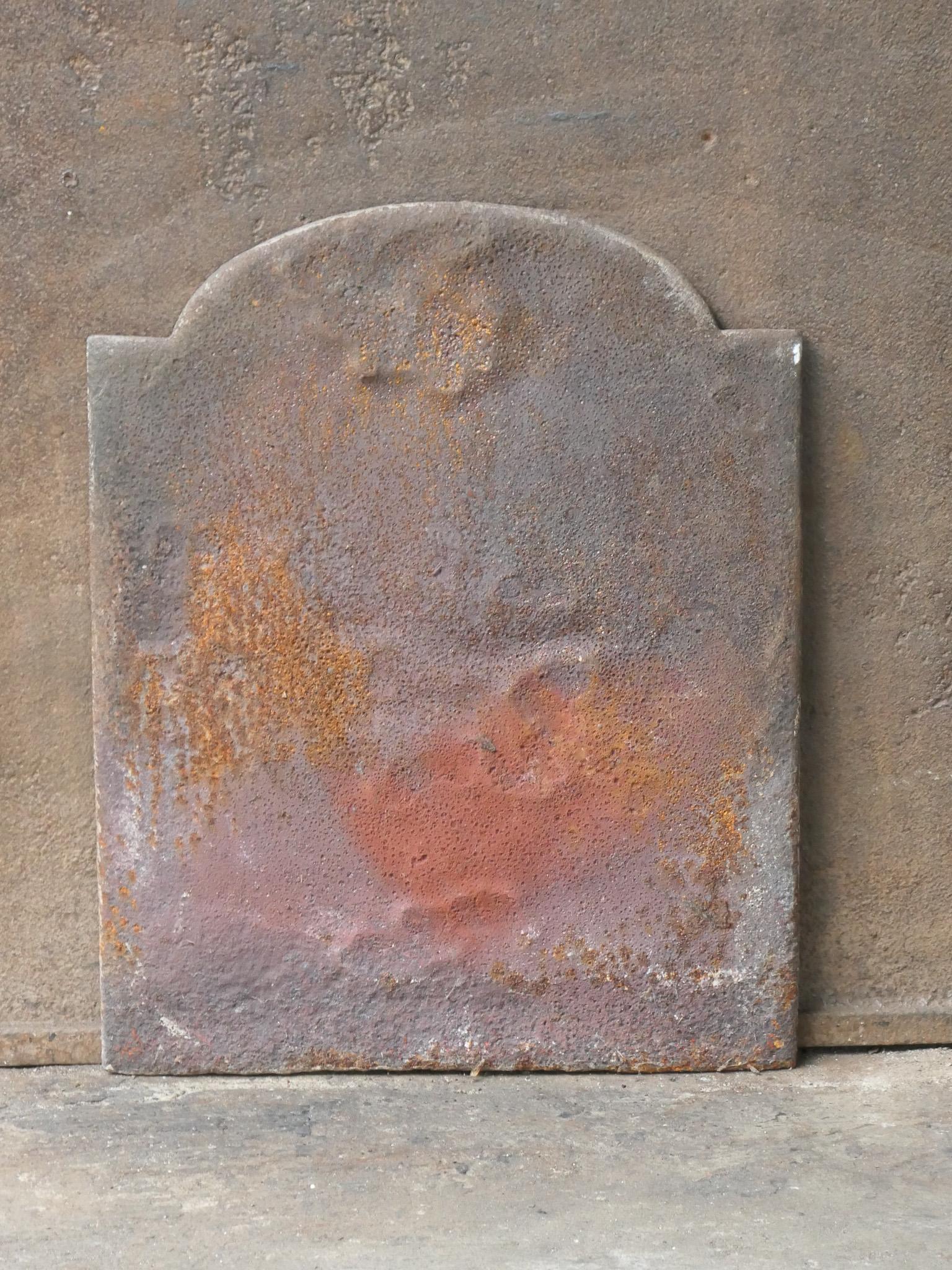 Small Antique French Napoleon III 'Horse' Fireback 6