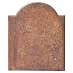 Small Antique French Napoleon III 'No Theme' Fireback