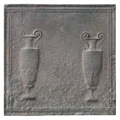 Small Antique French Neoclassical Fireback / Backsplash, 18th-19th Century
