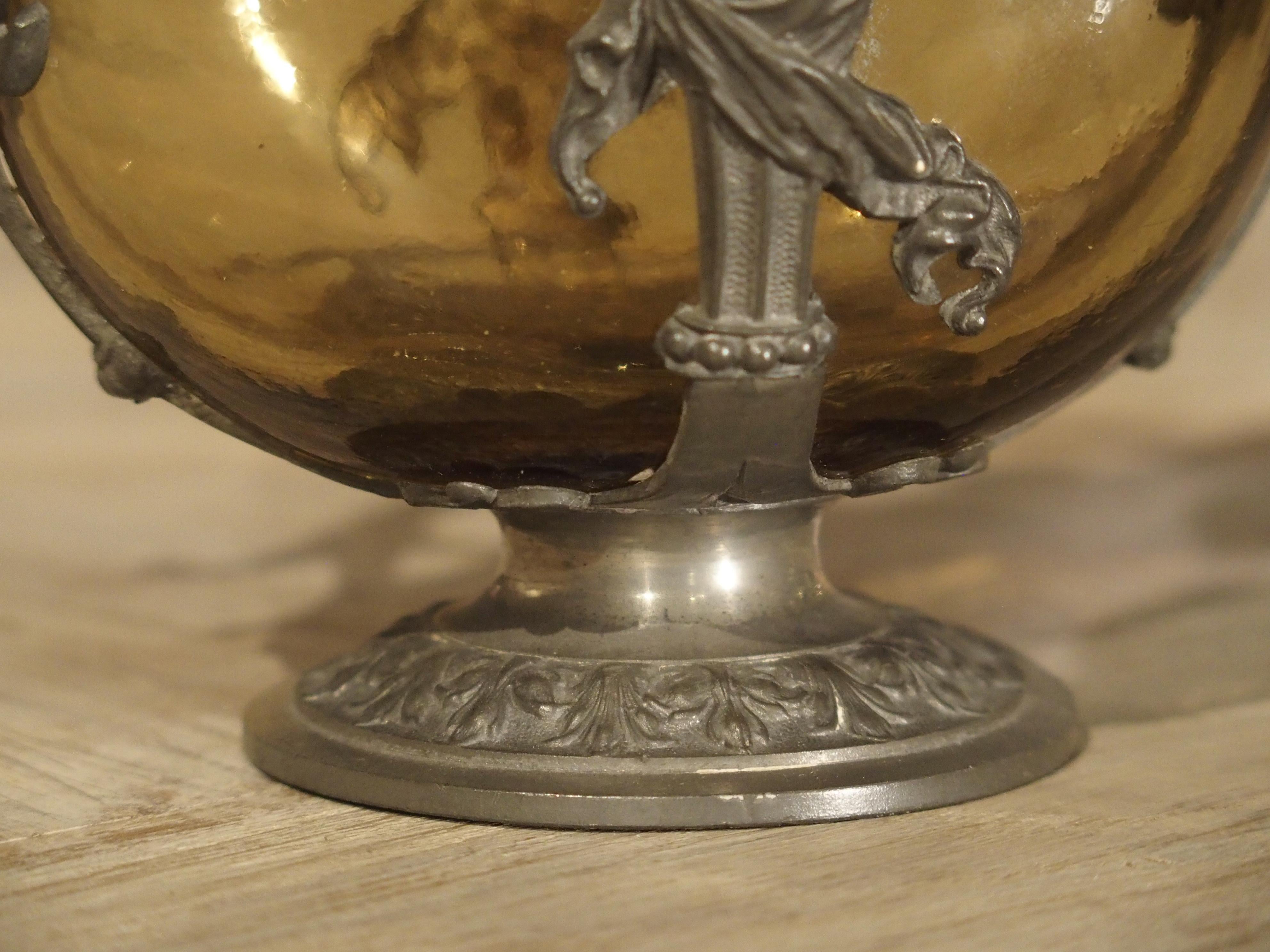 Small Antique French Renaissance Style Pitcher, circa 1875 6