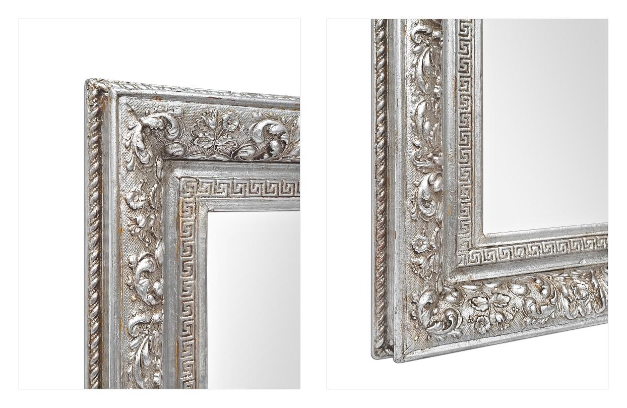 Early 20th Century Small Antique French Silvered & Patinated Mirror, circa 1900 For Sale