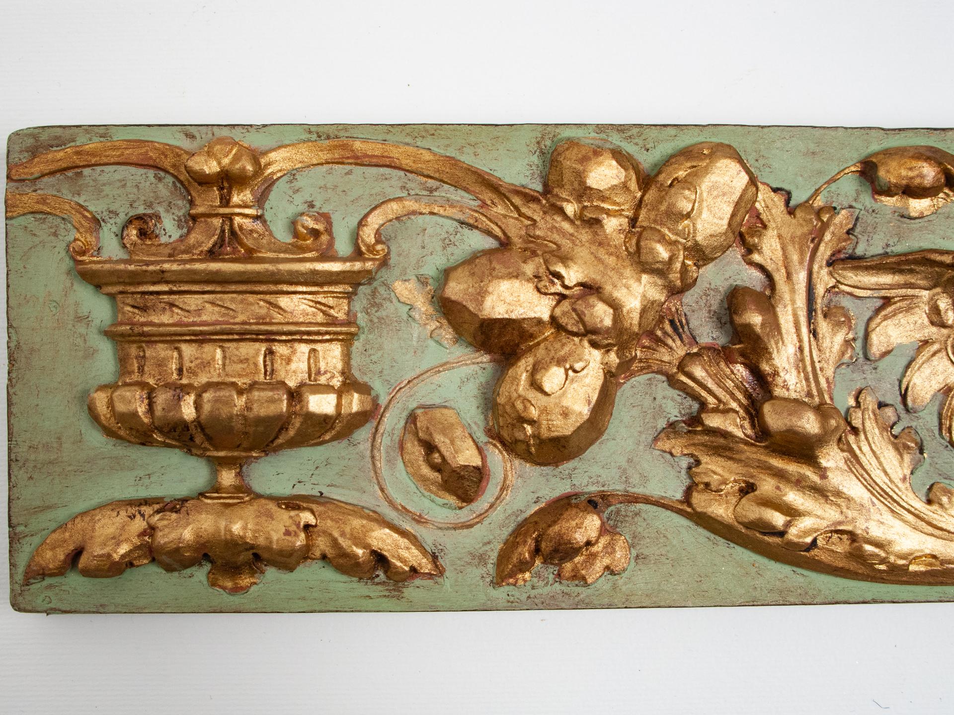 Baroque Small Antique Frieze with Little Angel