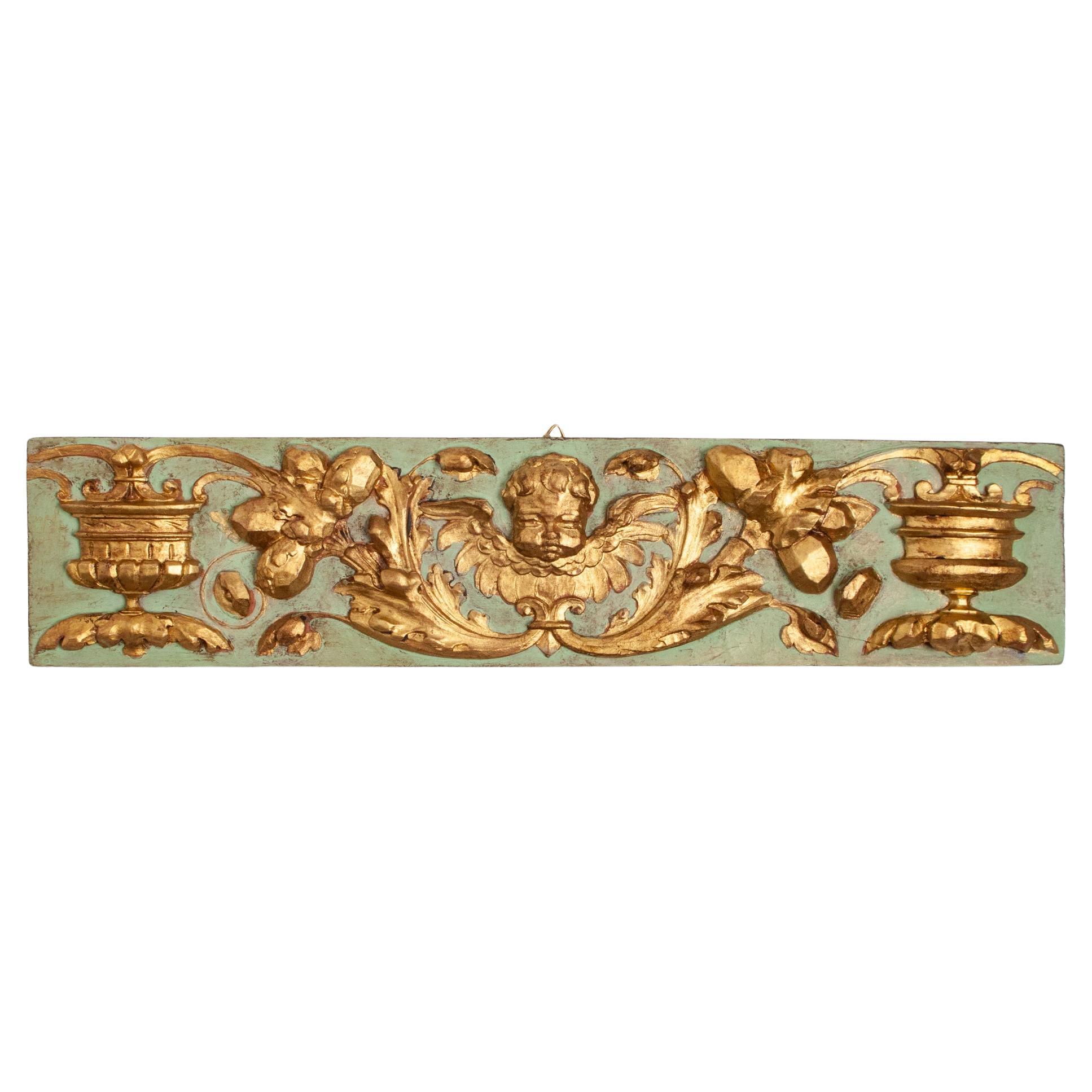 Small Antique Frieze with Little Angel