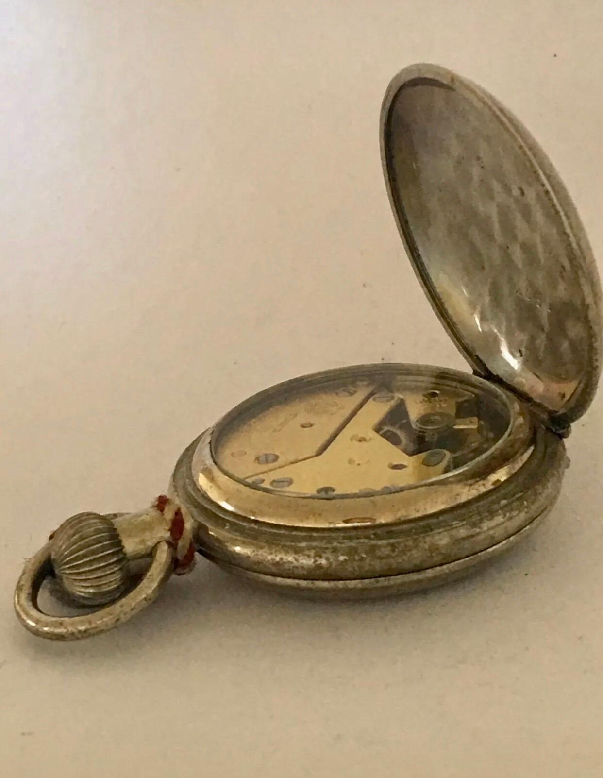 Small Antique Full Hunter A. Rosskopf & Co. Pocket Watch 3