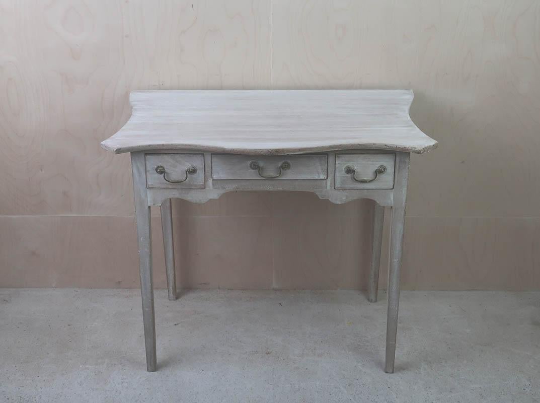 Small Antique Georgian Bleached Side Table. English C.1800 1