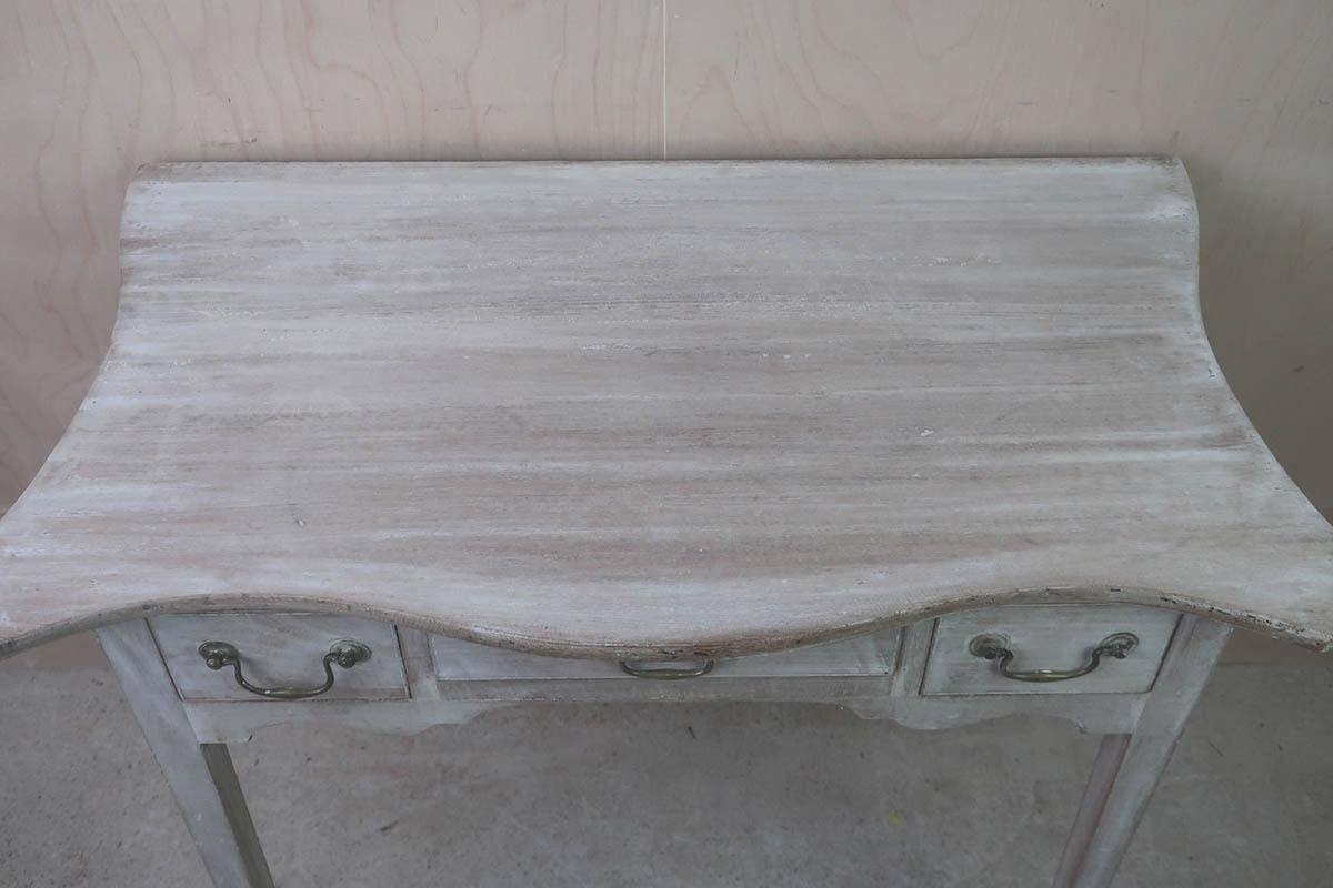Small Antique Georgian Bleached Side Table. English C.1800 2