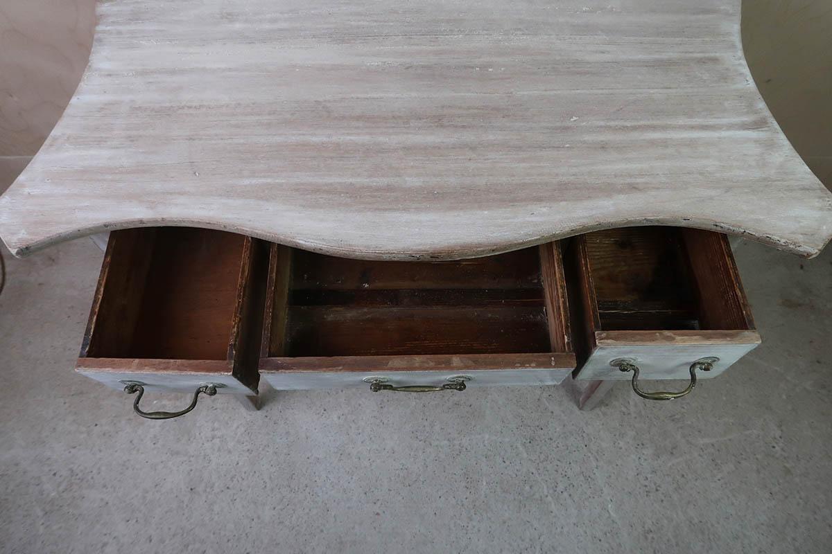 Small Antique Georgian Bleached Side Table. English C.1800 3