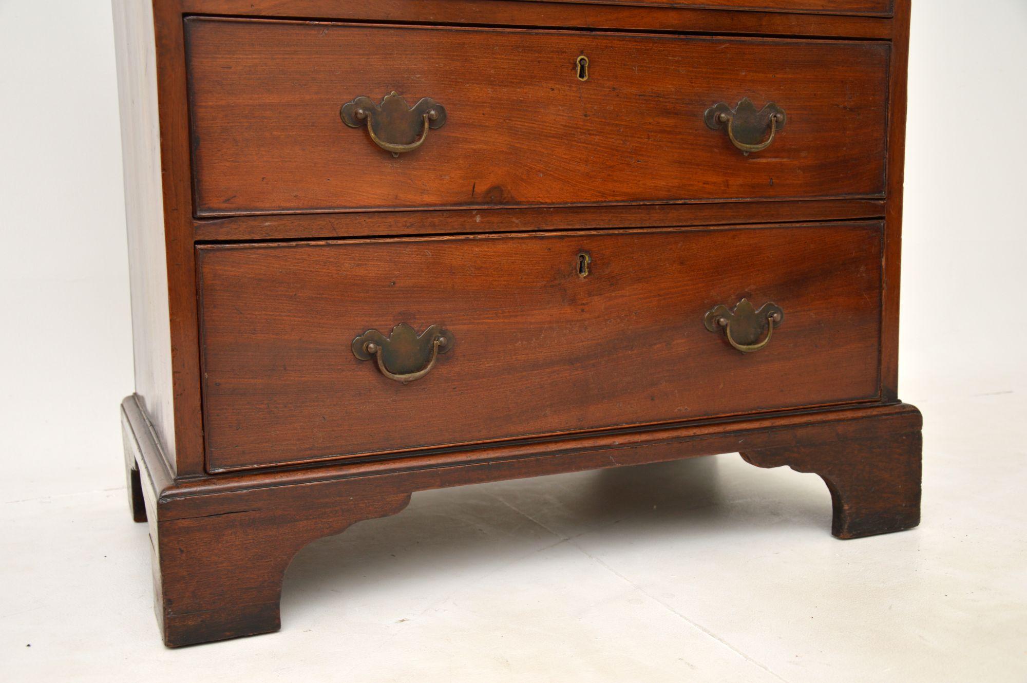 English Small Antique Georgian Chest of Drawers