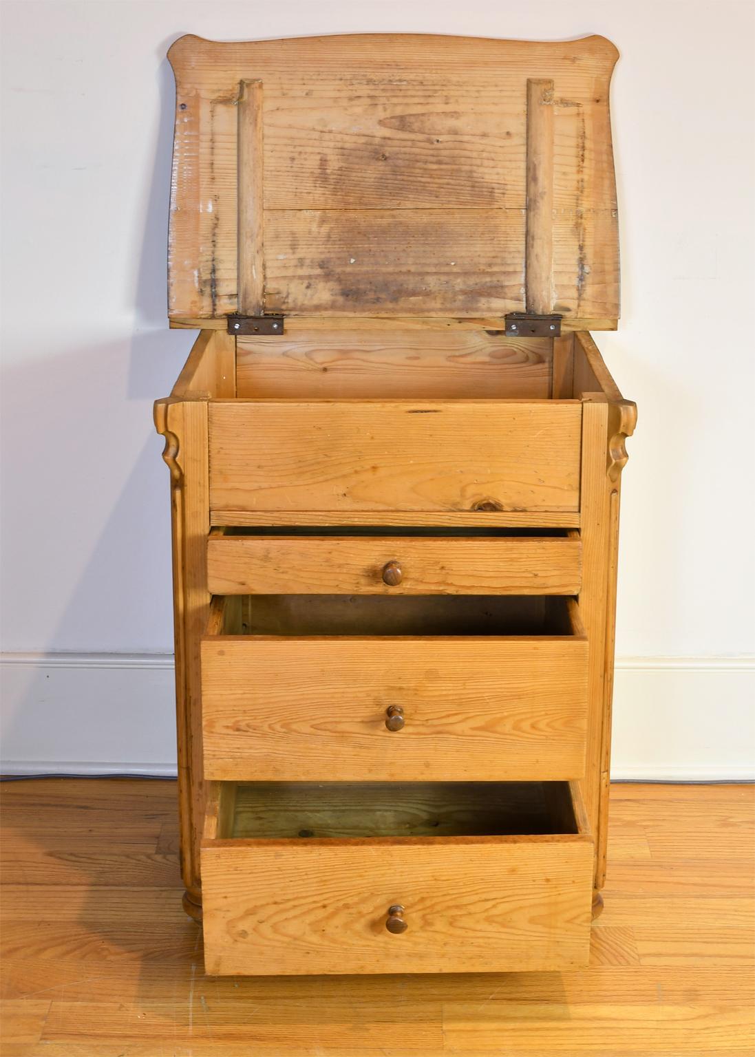 light pine chest of drawers