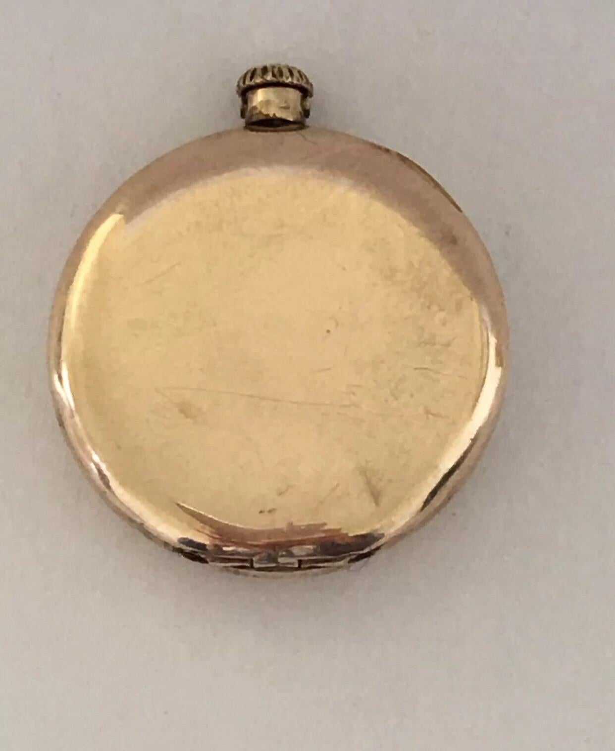 Small Antique Gold Plated Hamilton Pocket / Fob Watch.


This small beautiful watch is working and ticking well. The loop or metal ring is missing
