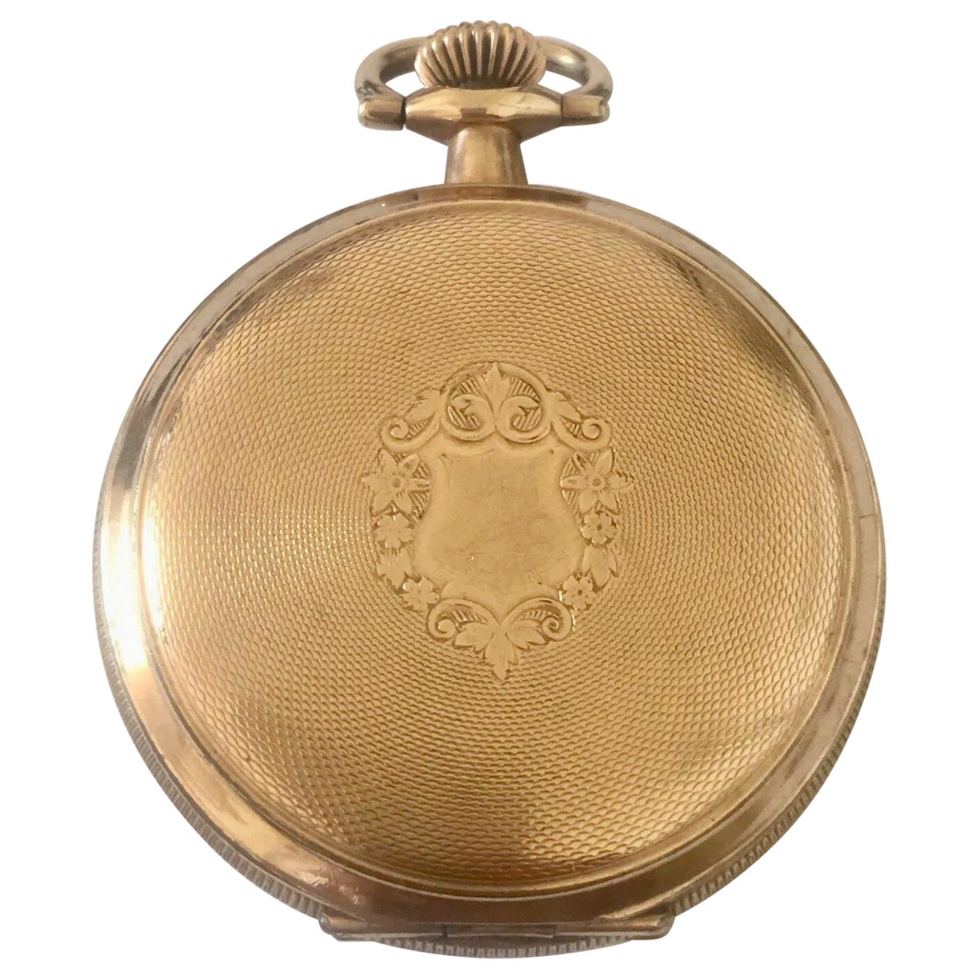 antique gold pocket watch