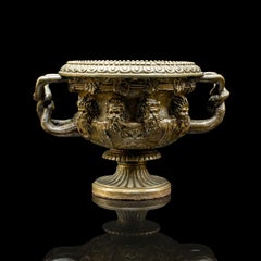 Small Antique Grand Tour Warwick Vase, Victorian, Italian Decor, Planter, C.1850