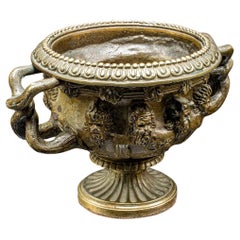 Small Antique Grand Tour Warwick Vase, Victorian, Italian Decor, Planter, C.1850
