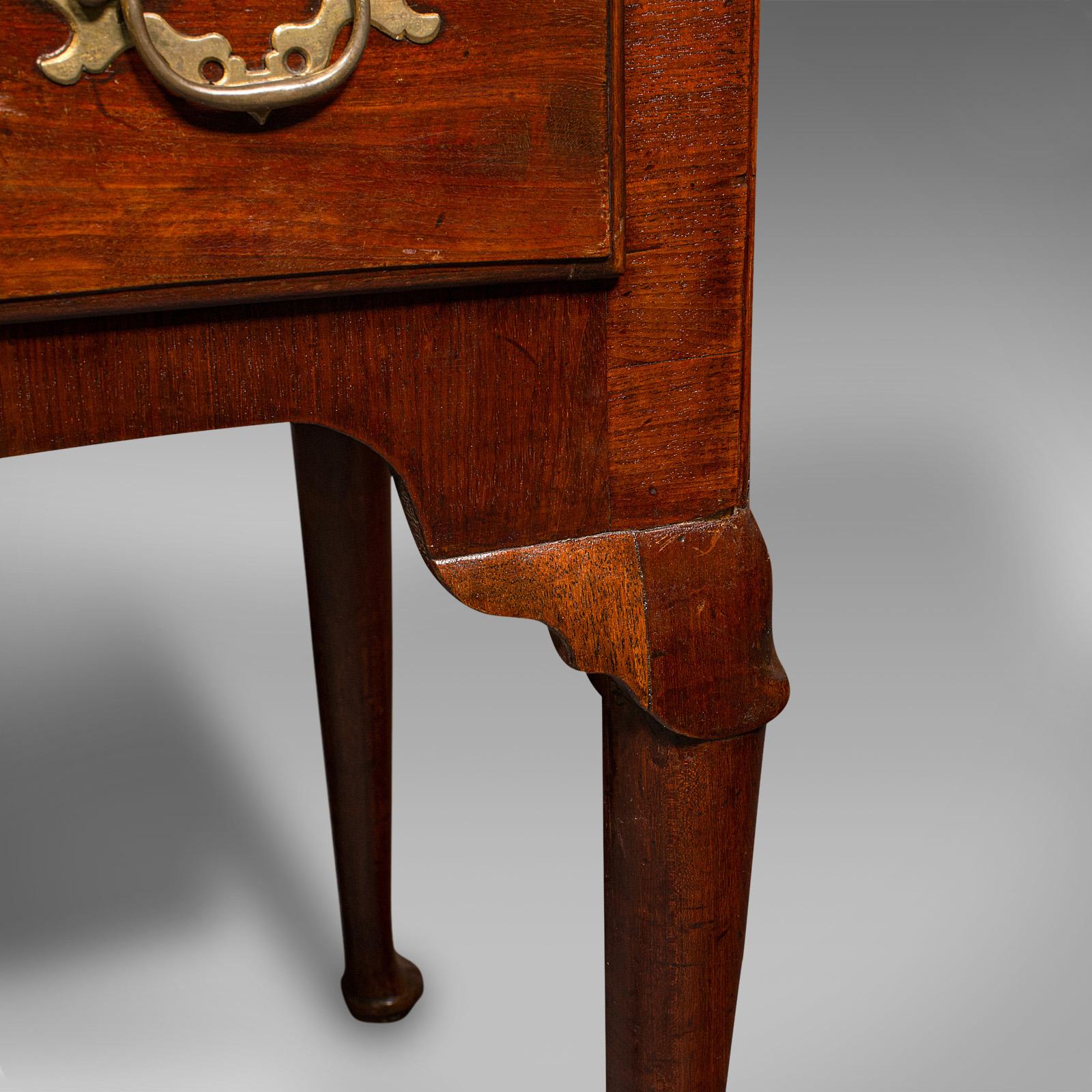 Small Antique Hall Table, English, Lowboy, Reception Hall, Side, Georgian, 1780 For Sale 4