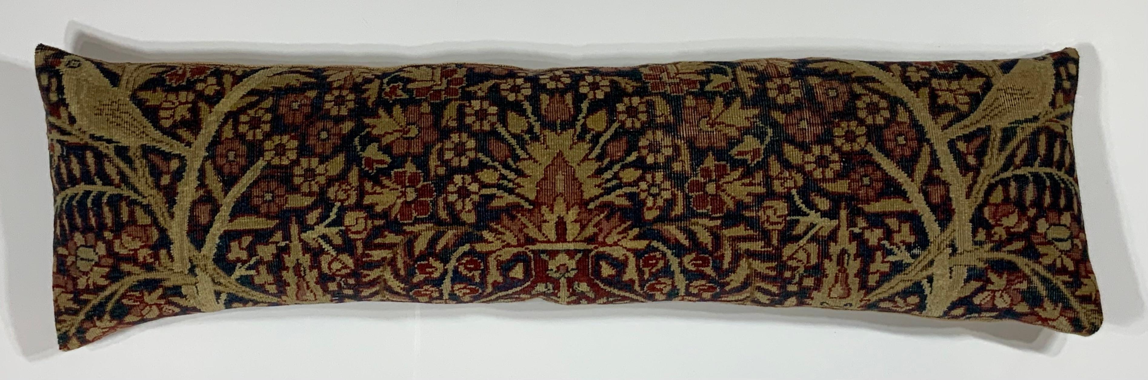 Azerbaijani Small Antique Hand Woven Pictorial Hand Woven Pillow