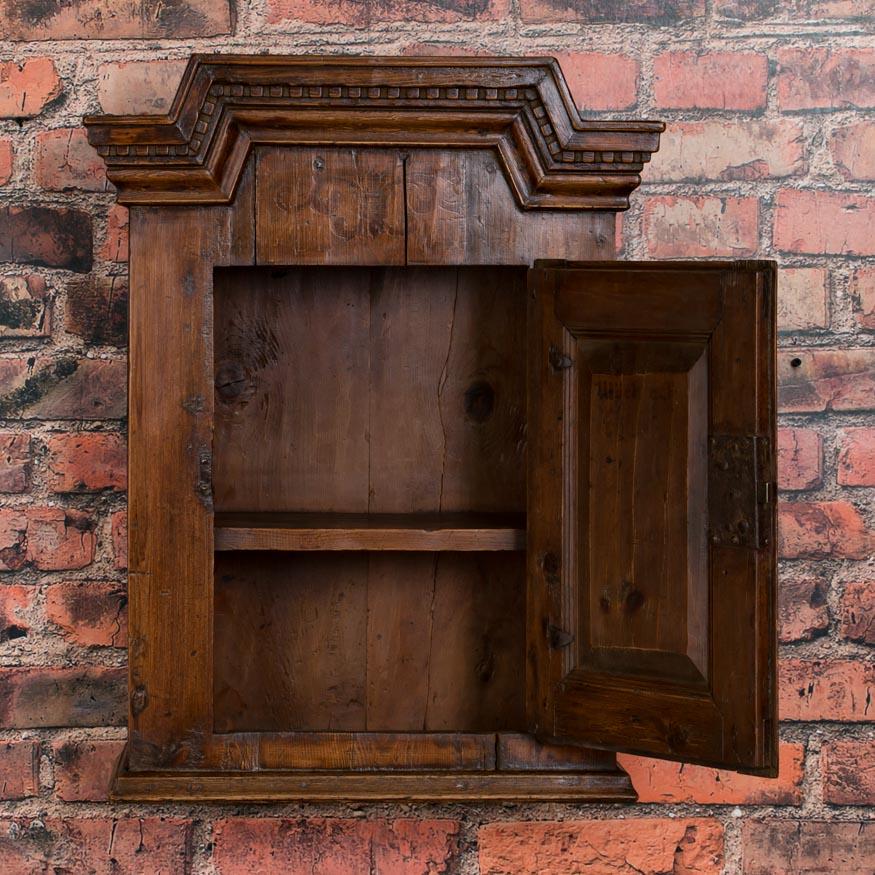 Danish Small Antique Hanging Wall Cabinet from Denmark