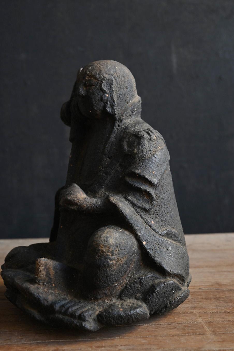 Stone Small antique Japanese stone Buddha 