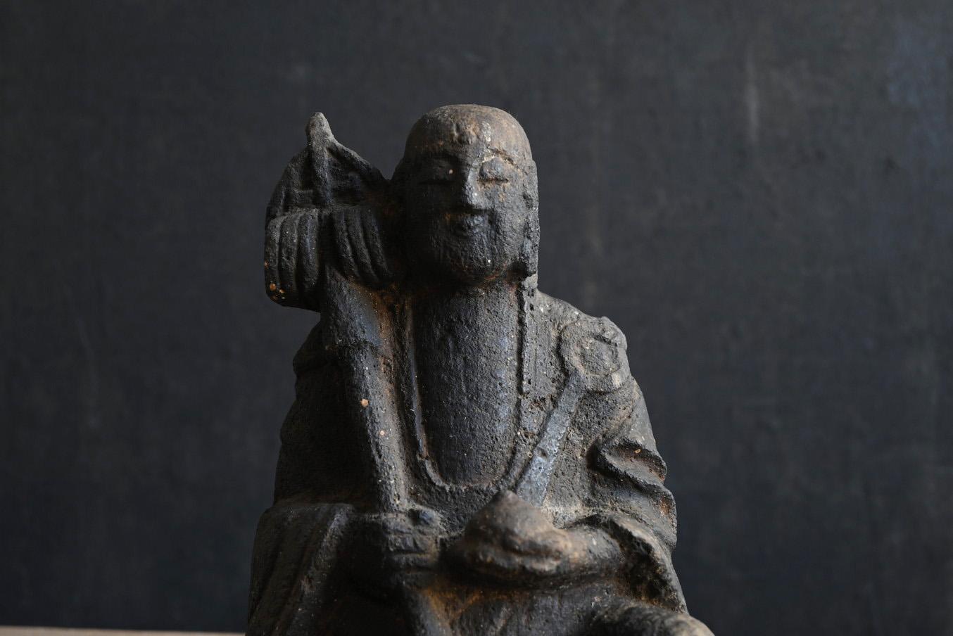 Small antique Japanese stone Buddha 