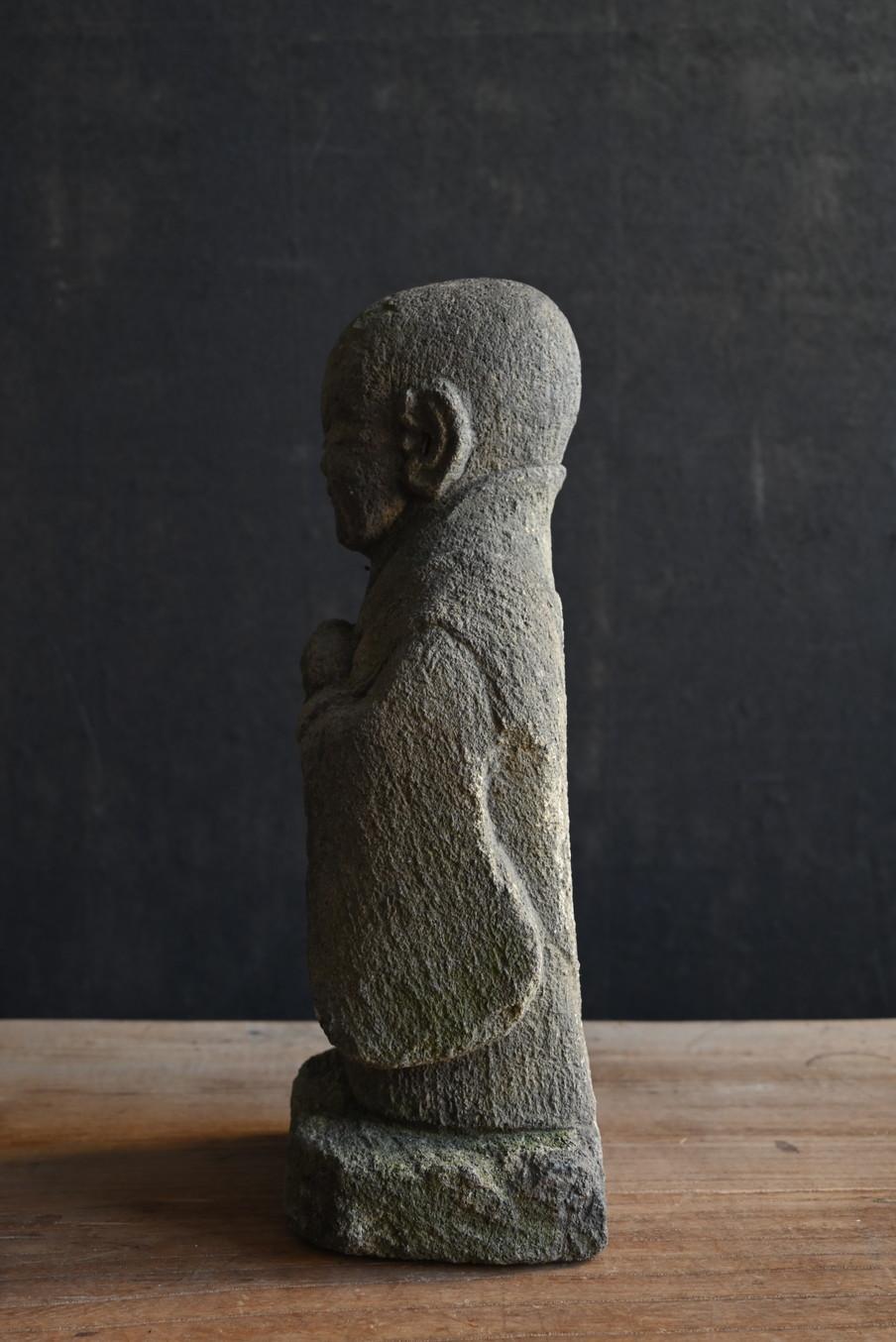 Stone Small antique Japanese stone Buddha 