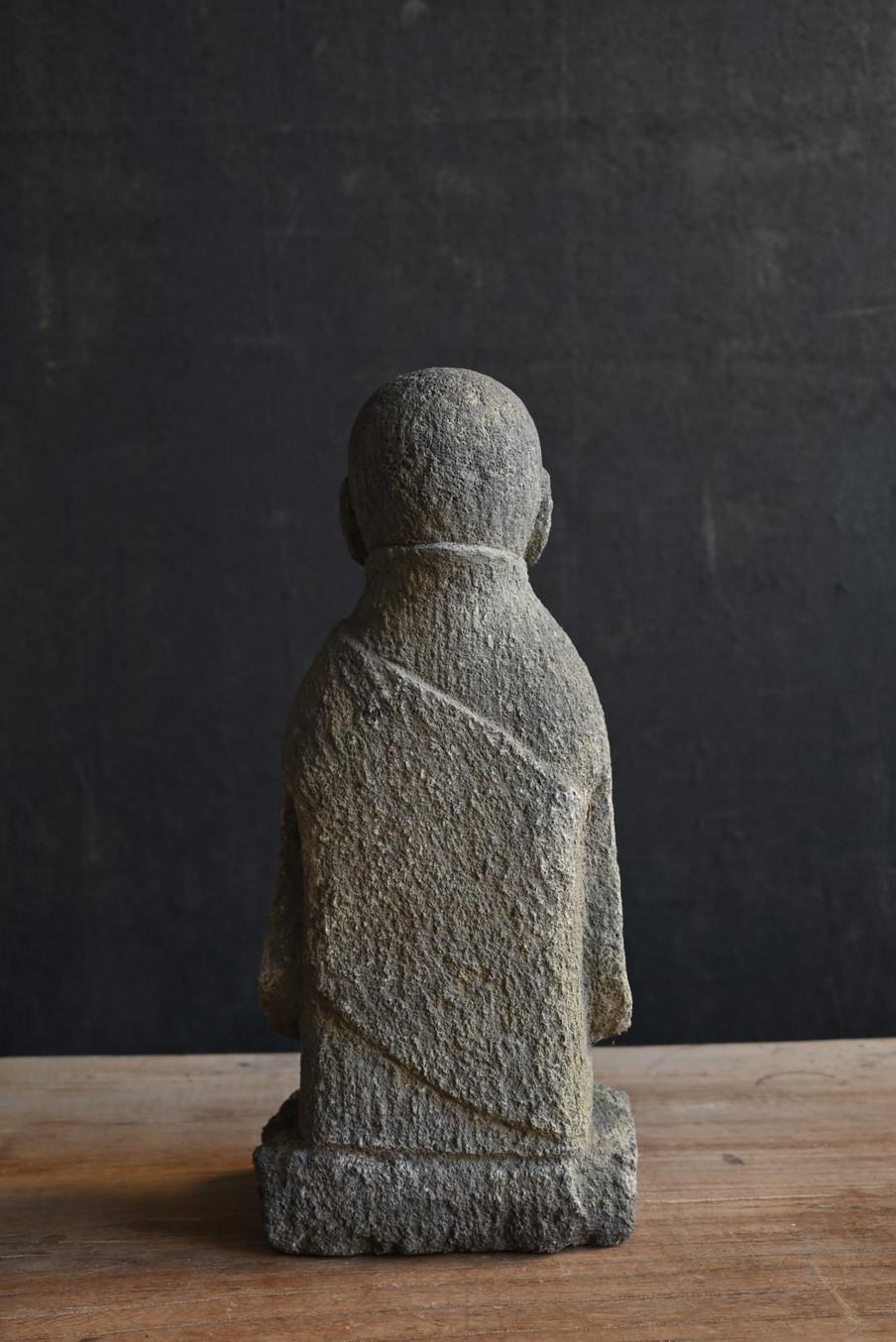 Small antique Japanese stone Buddha 