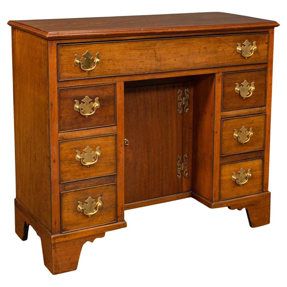 Antique Correspondence Desk, English, Library, Writing Table, Cotswold ...