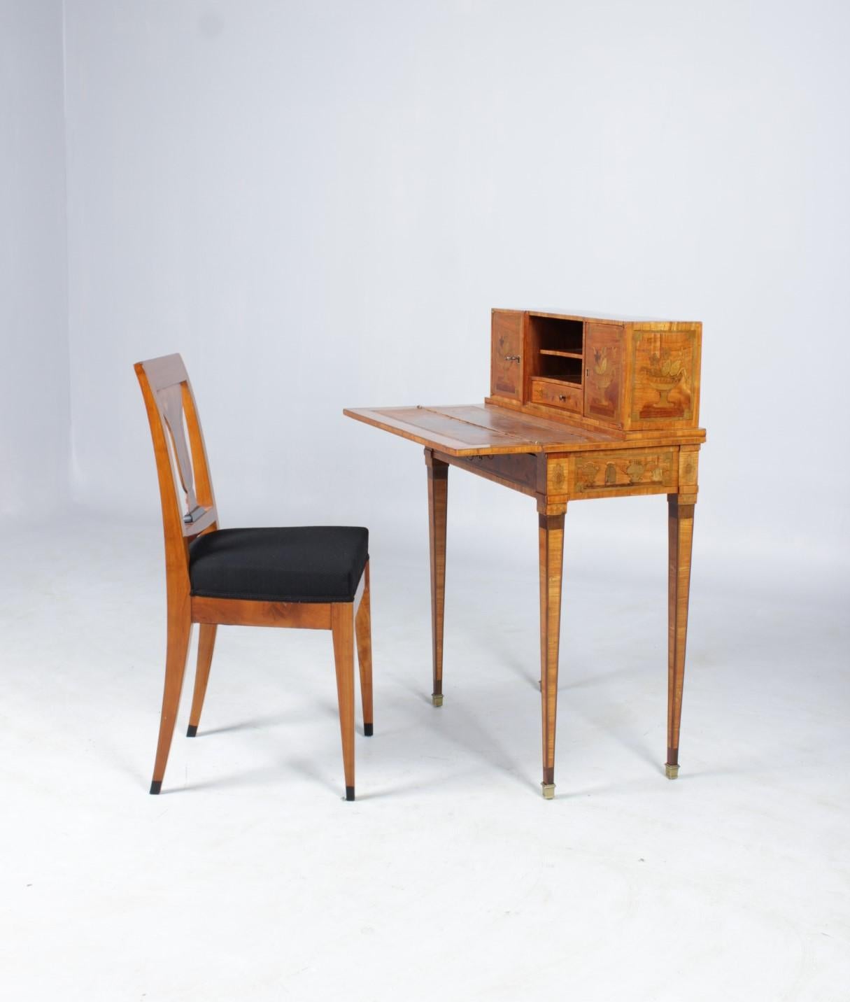 Petit bureau ancien pour dames, secrétaire, dit Bonheur Du Jour, circa 1870 4