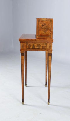Piccolo scrittoio antico da donna, secretaire, cosiddetto Bonheur Du Jour, circa 1870