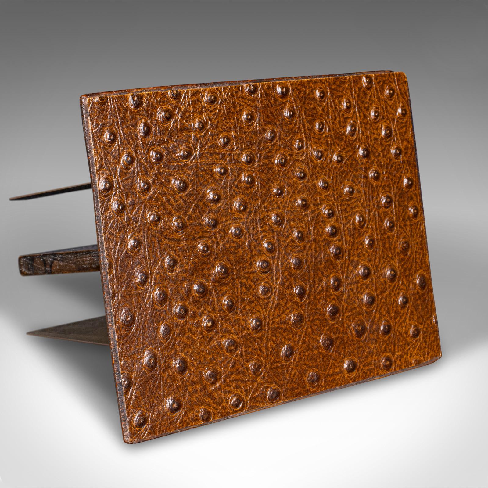 Antiker Briefständer aus englischer Eiche, Tidy, Büro Organiser, Edwardian, Edwardian im Angebot 4