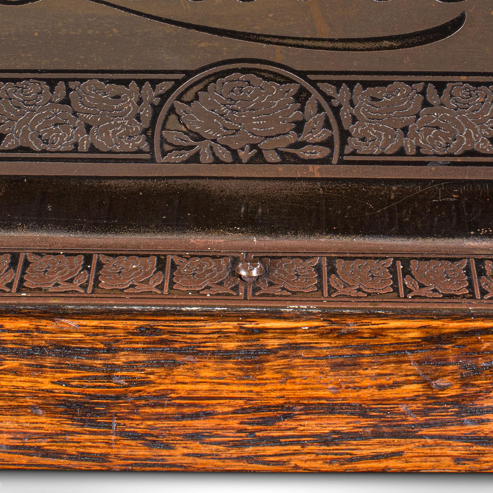 Antiker Briefständer aus englischer Eiche, Tidy, Büro Organiser, Edwardian, Edwardian im Angebot 2