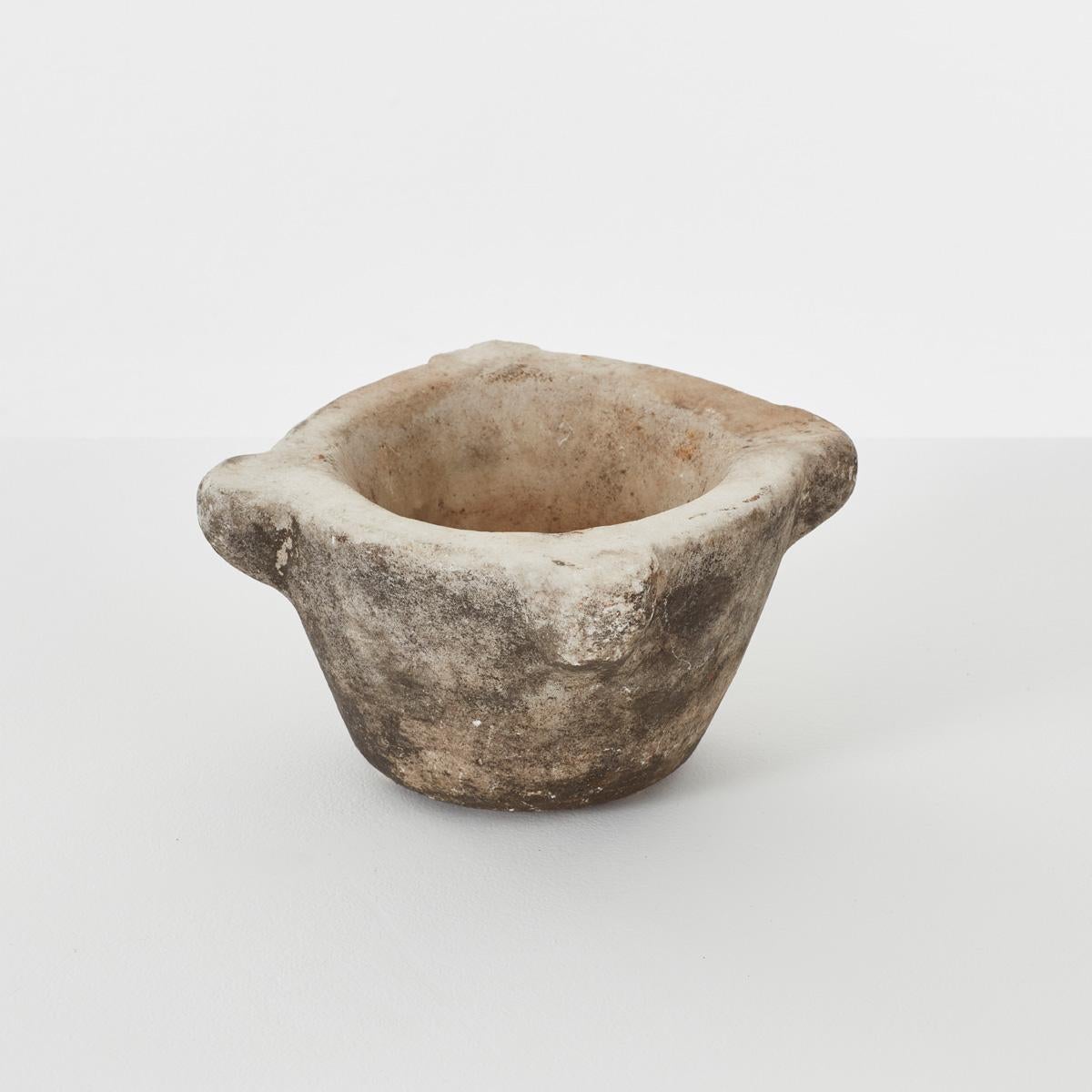 18th Century and Earlier Small Antique Marble Mortar, Italy, circa 1700s