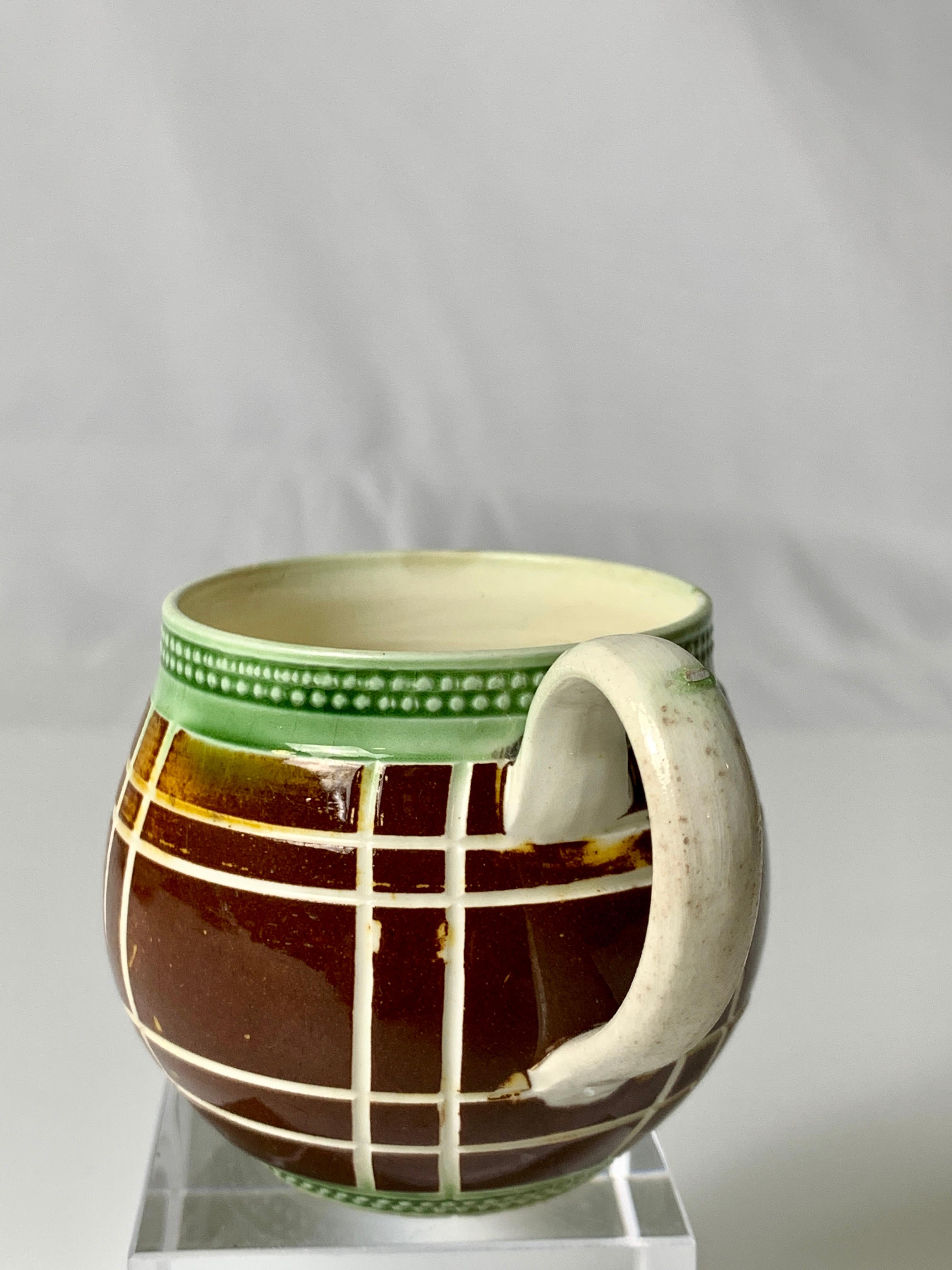 antique mochaware pottery