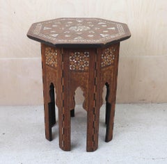 Small Antique Moorish Table. Levantine, Late 19th Century