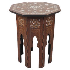 Small Antique Moorish Table. Levantine, Late 19th Century