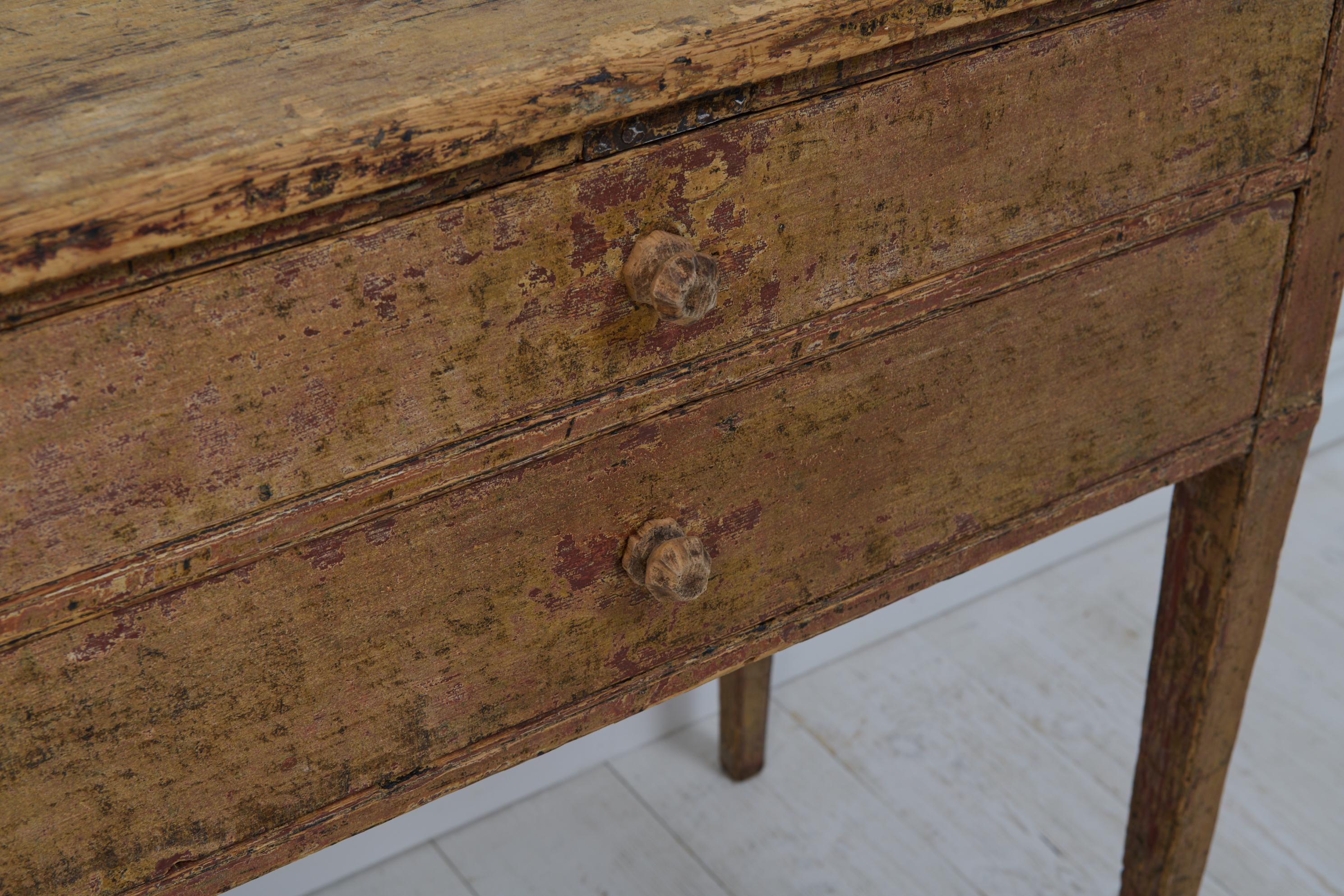Small Antique Northern Swedish Gustavian Neoclassical Side Table 5