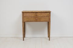 Small Antique Northern Swedish Gustavian Neoclassical Side Table