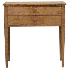 Small Antique Northern Swedish Gustavian Neoclassical Side Table