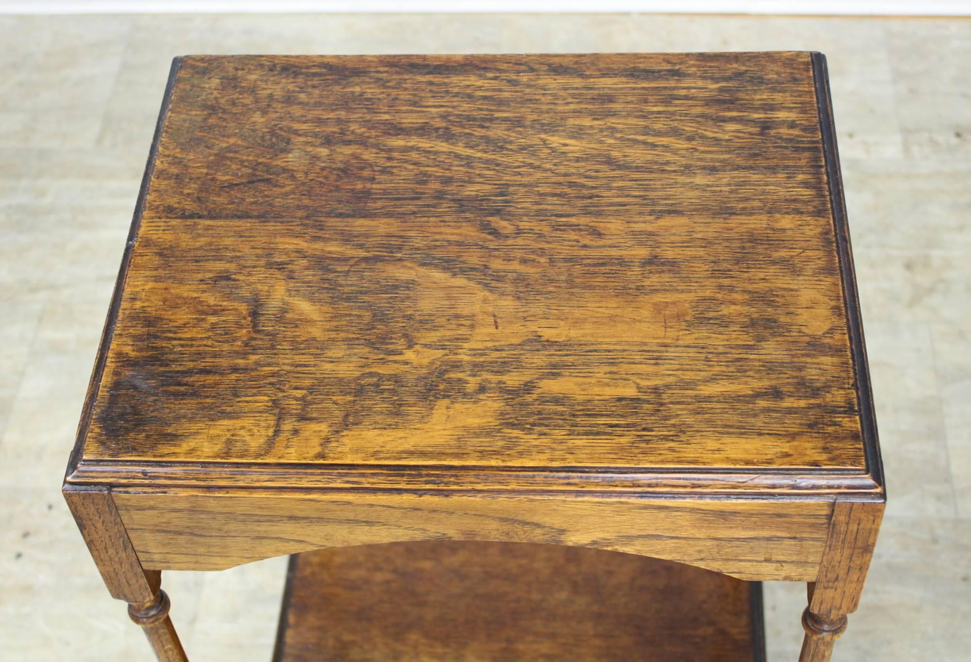 small light oak table