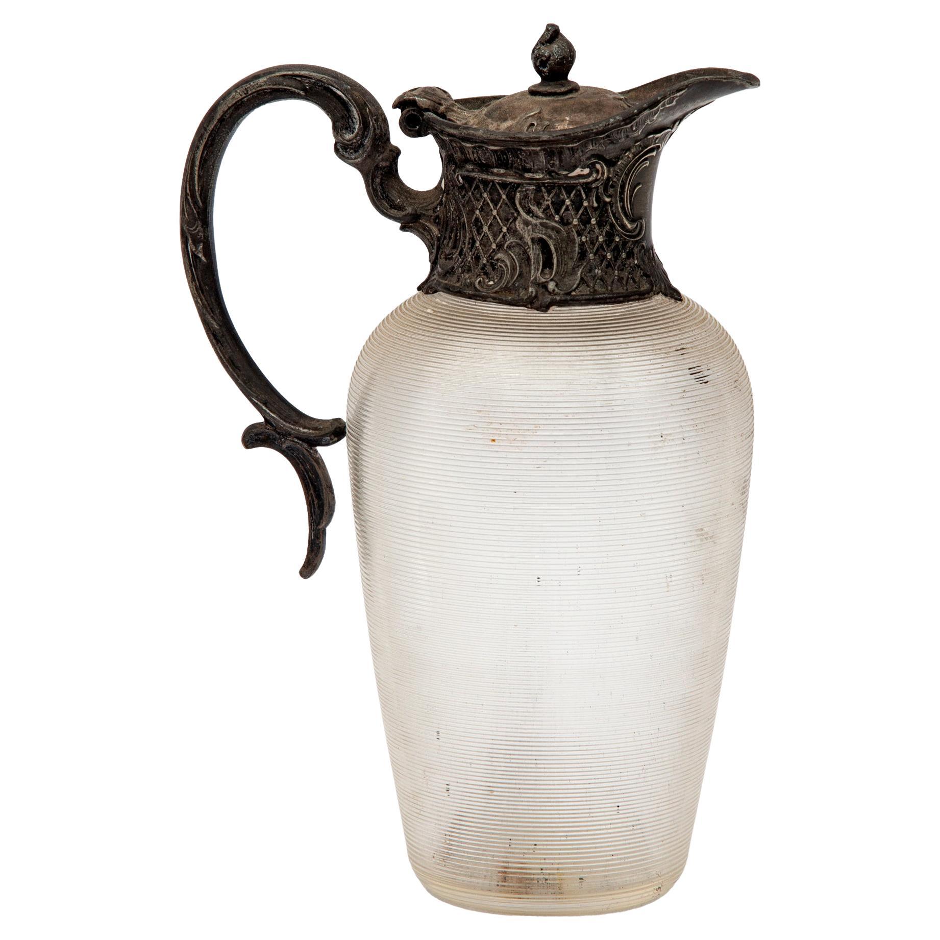 Small Antique Olive Oil Pitcher  For Sale