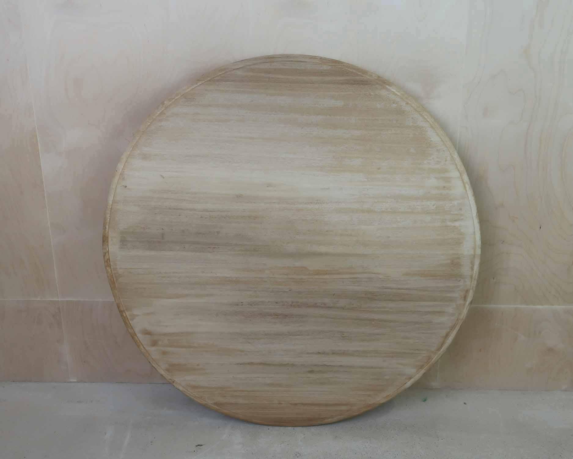 Anglais Petite table ronde blanchie de style palladien ancien, anglaise, vers 1835 en vente