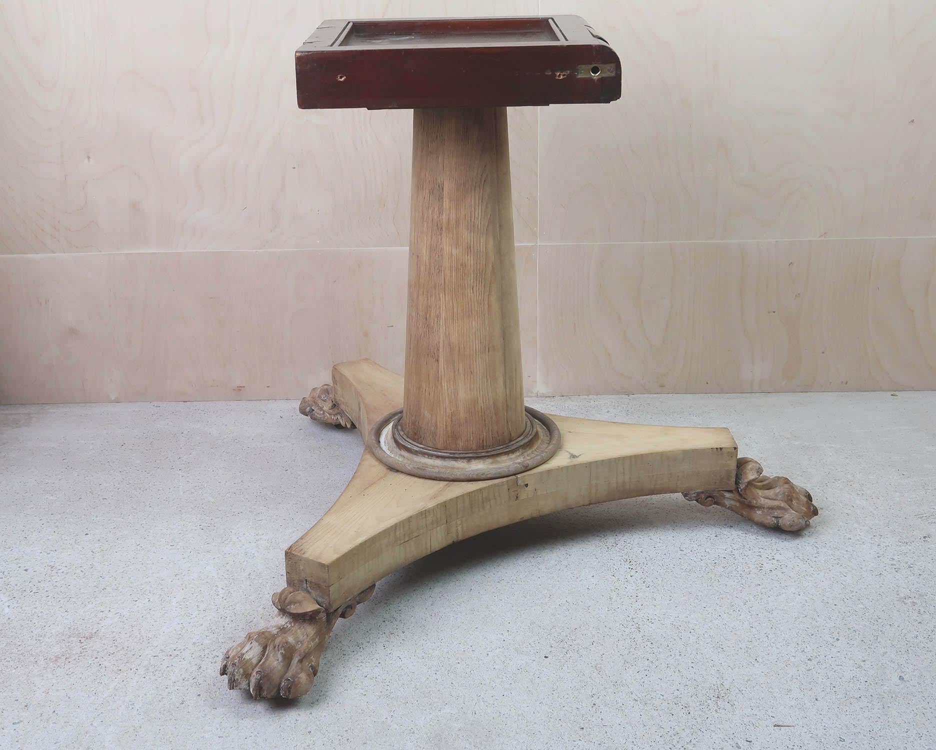 Antiker runder gebleichter Tisch im palladianischen Stil, englisch, um 1835 (Englisch)