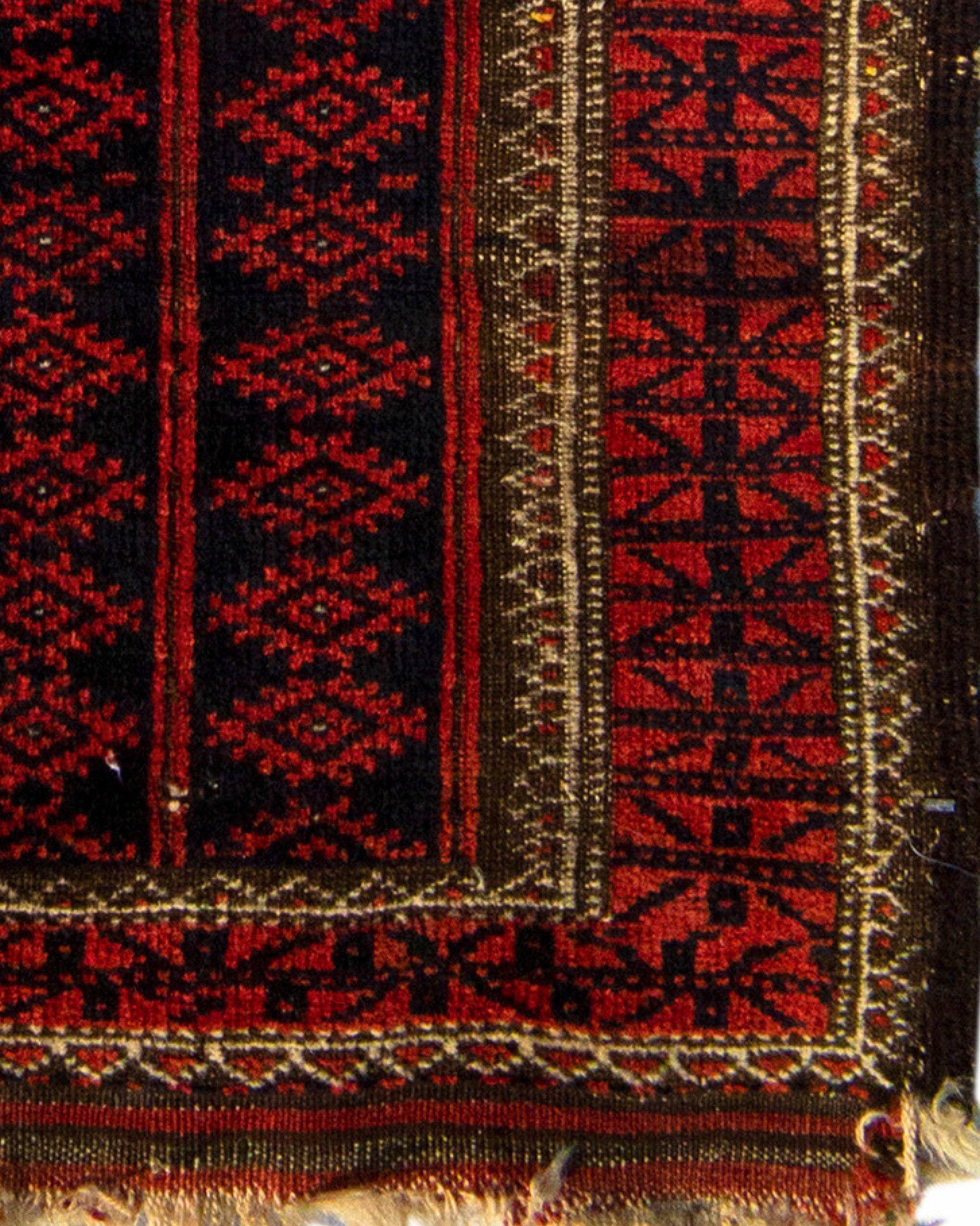 Small Antique Persian Baluch Rug, Late 19th Century 2